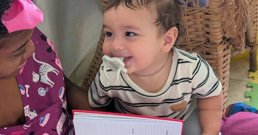 bebé no está a gusto en su guardería